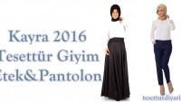 Kayra 2016 Tesettür Giyim Etek & Pantolon Modelleri